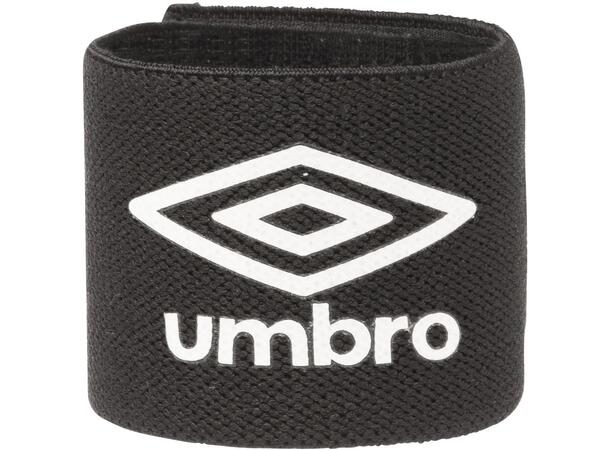 UMBRO Ankle Strap (2p) Svart/Vit Benskyddsband 2-pack